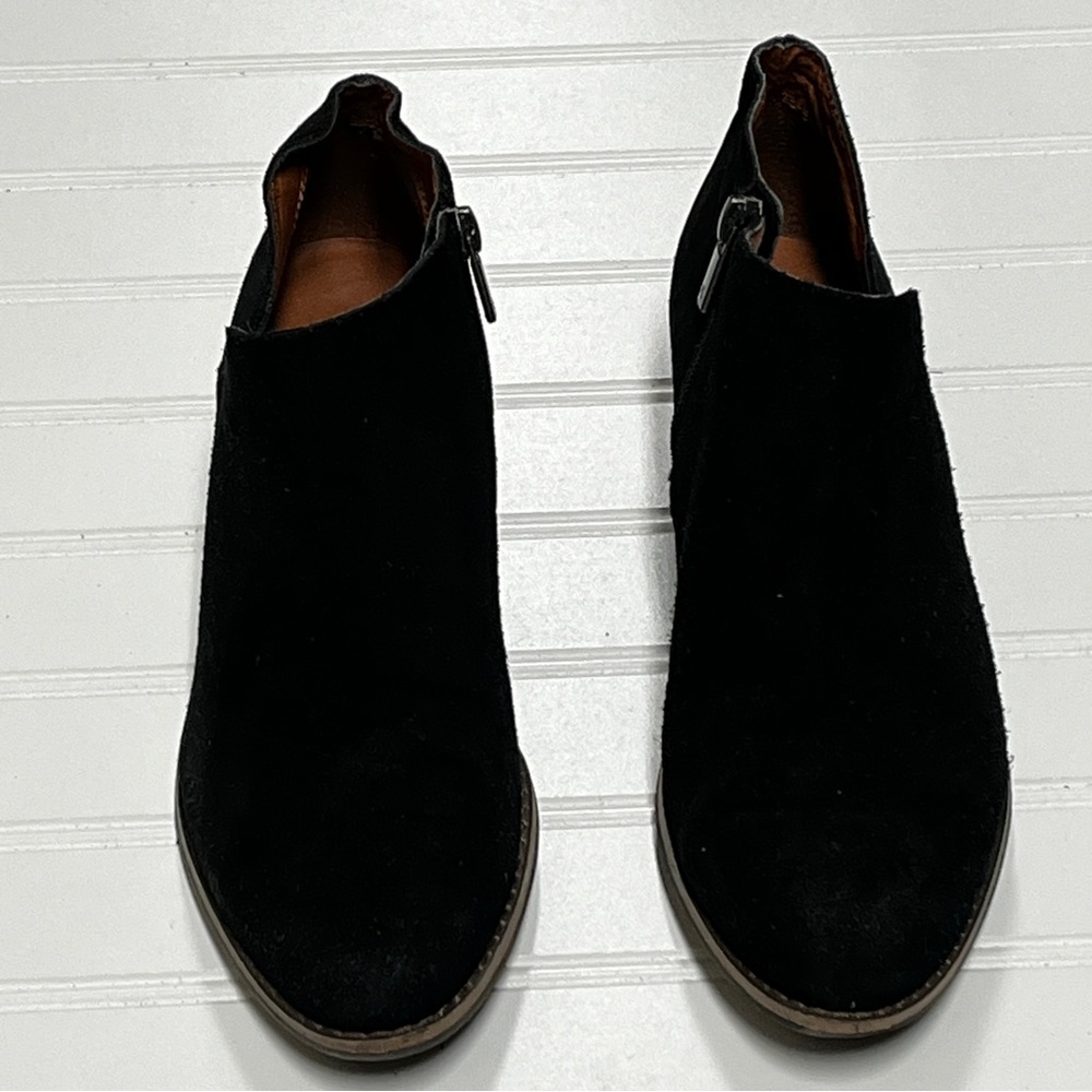 Lucky Brand Fenley Suede Boho Ankle Bootie